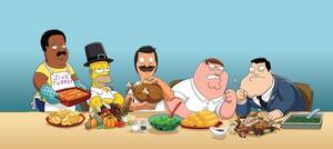 Family Guy American Dad Cleveland Show Porn - Thanksgiving TV 2012: Homer Simpson, Peter Griffin And Fox's Animated Dads  Are Thankful For ... | HuffPost Entertainment