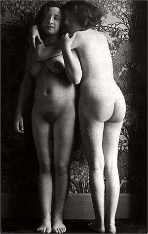 french vintage erotica - classic-vintage-lesbian-erotic-nude-french-postcard-1930s-