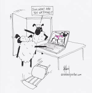 naked cartoon drawings - Sheep and Online Porn Digital Cartoon