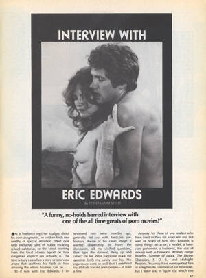 eric adult porn movies retro - Eric Edwards photographs: