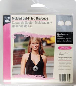 A Cup Tits No Porn - Dritz Molded Gel Filled Bra Cups Nude Size C/D