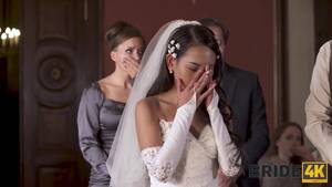 cheating bride - Just Married bride cheats in front of her cuckolding groom