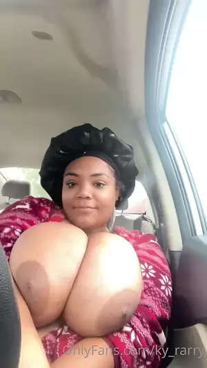 black bbw huge boobs solo - Black bbw topless driving, big tits, solo | xHamster