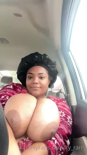 black tits bbw - Black bbw topless driving, big tits, solo | xHamster
