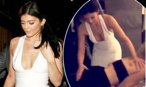jessica alba spanked video - Kylie Jenner spanks Gigi Hadid's bottom in racy Snapchat video | Daily Mail  Online