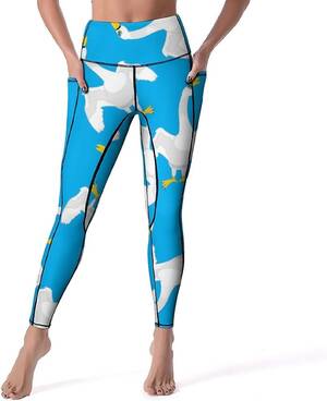 funny yoga - Amazon.com : Funny Goose Women's Yoga Pants High Waisted Leggings Casual  Workout Pants with Pockets S : Sports & Outdoors