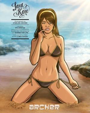 Archer Cartoon Porn Red Head - Cartoon