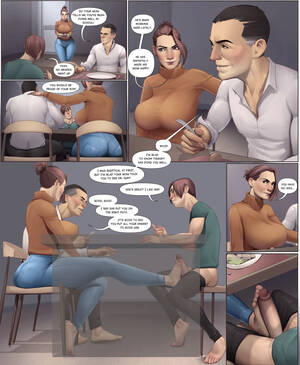 hidden under the table footjob - Rule34 - If it exists, there is porn of it / jdseal / 6176382