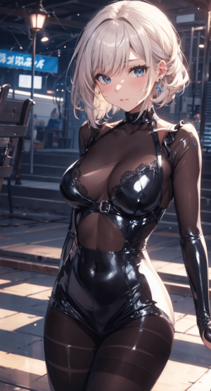 latex stockings hentai - Body Stocking & Latex free hentai porno, xxx comics, rule34 nude art at  HentaiLib.net