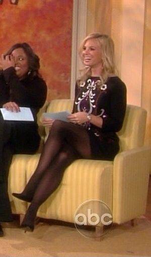 Elisabeth Hasselbeck Hardcore Porn - Elisabeth Hasselbeck in black pantyhose on The View