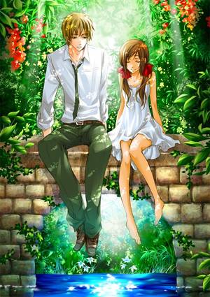 Hetalia Seychelles Porn - England & Seychelles Don't know the anime, but I thought this was very  pretty. Is it Hetalia?<---- how would you know this was England and  Seychelles if you ...