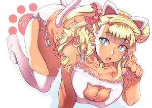 anime girl white bra and panties - Anime Cat, Lingerie, Kitty Cats, Art, Underwear, Art Background, Kitten,  Kunst, Kittens