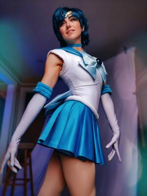 Fat Sailor Moon Porn - Hand Made Sailor Mercury Cosplay by Me (@TheLastBlackMoon) : r/sailormoon