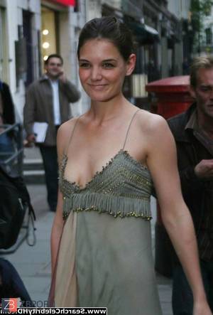 katie holmes upskirt - Katie Holmes gives us nipslip. +1 -1
