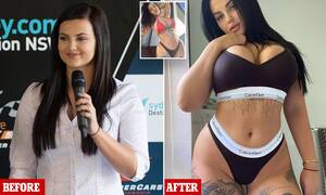 Before And After Porn - Renee Gracie: How wholesome Supercars driver transformed into an OnlyFans  porn queen | Daily Mail Online
