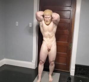 Albino Male Porn - ALBINO* bodybuilder poses - ThisVid.com