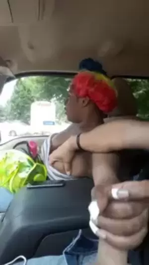 car handjob black - Black Woman in Car handjob with cum | xHamster