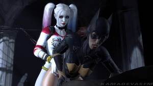Harley Quinn Batgirl Sex - Batman Porn Asylum 3 - Futanari Harley quinn fucks Batgirl rough from  behind - Hentai City