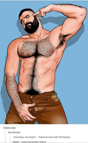 Hairy Gay Cartoon Porn - Hairy Gay Art and Cartoons
