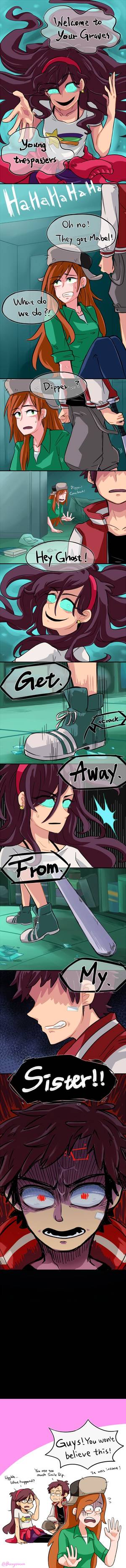 Gnomes Gravity Falls Gay Porn - Awkward sibling hug After beating up all the gnomes. Grunkle Stan : thank  goodness there's no cops in the forest I decided to call the AU \