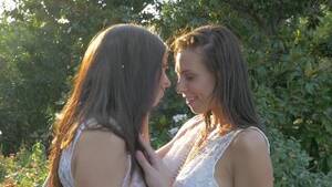 hot lesbians outdoor - Two young & hot college lesbians outdoors running wild and love each other  - Free Porn Videos - YouPorn