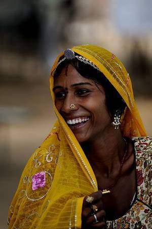Indian Untouchable Caste Porn Captions - Travel Asian people India - Rajasthan, Indian girl with the sari, \