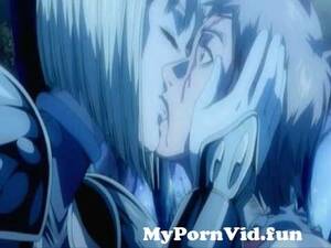 Anime Claymore Porn - Claymore Clare and Raki kiss scene from raki x Watch Video - MyPornVid.fun