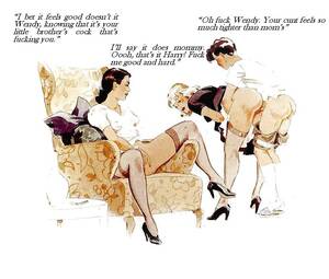 Art Porn Captions - Vintage Art with Incest Captions at Manga Porn. Pro