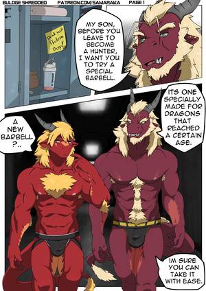 cartoon bulge porn - Bulge Shredded (ongoing) comic porn | HD Porn Comics