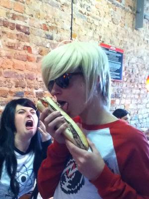 Asian Porn Sandwich - clothing human hair color hairstyle