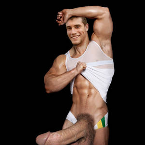 monster morphed cock - Hot Jock Muscle Morph Shows His Massive Bulge & Gigantic Hard Dick!