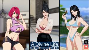 lingerie hentai games - Adultgamesworld: Free Porn Games & Sex Games Â» A Divine Life â€“ New Version  0.2 [Arcane Penguin]