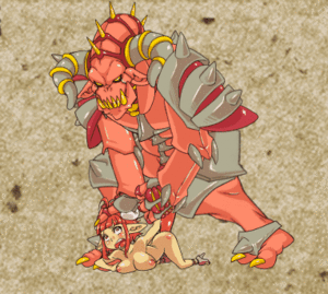 cartoon demon sex tumblr - Busty oppai hentai slut with big tits getting raped by a demon monster cock  into the ground in an animated xxx hentai gif from the sex game Hentai  Eater. Tumblr Porn