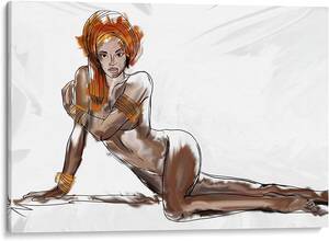 naked black african cartoon - Amazon.com: INTALENCE ART African Woman Nude Wall Art Decor, Abstract Sexy  Naked Black Girl Print on Canvas, 8x12in Ethnic African American Lady  Watercolor Home Decor, Unique Modern Living Room, Bedroom Poster Decoration.