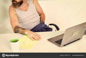 Masturbation Watching Computer Pornography - Touching himself. Unrecognizable man watching pornography and masturbating.  Online porn video. Digital world. Sex erotic movies. Pleasure and  satisfaction. Guy masturbating. Masturbation concept Stock Photo by  Â©stetsik 424571312