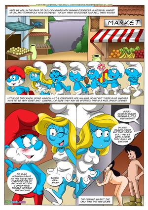 Bbw Smurfette Porn - Blue Light District-The Smurfs - Porn Cartoon Comics