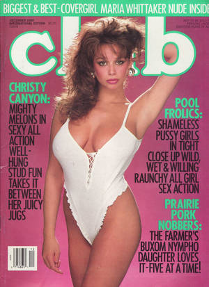 Club Magazine Sex - Club December 1989 magazine back issue Club magizine back copy christy  canyon mighty mellons in sexy