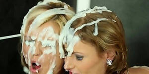 licking bukkake - Bukkake Fetish Fingerfuck And Lick Cum Hole HD SEX Porn Video 10:00