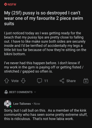 Jamie Lee Curtis Pussy Stretched Out - Uhmmm ... what? : r/badwomensanatomy