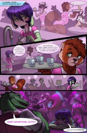 Anthro Crocodile Porn Comic - e621 alligator anthro antlers bar bleats bulge butt cervine clothed  clothing comic crocodilian crossdressing deer dialogue