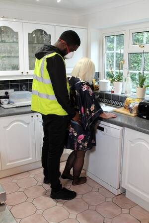 granny interracial kitchen - Granny Interracial Porn Pics & Anal Sex Photos - AnalPics.com