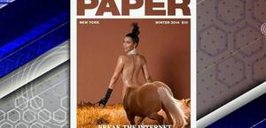 Kim Kardashian Porn Ass - Kim Kardashian's History With Showing Nudity in Magazines - ABC News