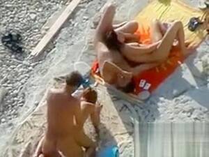 2 couples beach sex - Two Couple Have Sex on the Beach - PornZog Free Porn Clips
