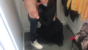 Dressing Room Sextape - Risky Sex in the Fitting Room with a Sales Assistant. watch online