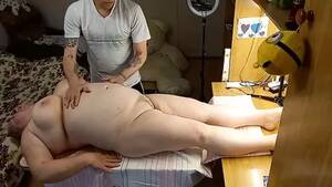 fat chick blow - Massaging a Fat Woman Getting a Blowjob and Cumming on Her Tits watch  online or download