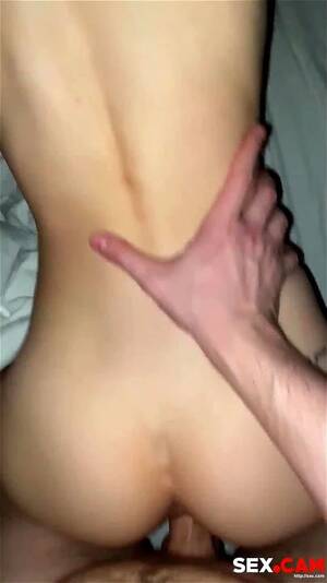 Fuck Her Hard From Behind - Watch He fucks her hard from the back and ends up creampie her! - Doggy Fuck,  Couple Fuck, Skinny Girl Porn - SpankBang