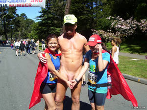 asian nudist running - Fun Run