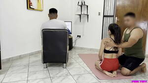 Groping Yoga Instructor Porn - Husband Doesn't Realize Yoga Trainer Is Groping His Hot Wife NTR - XNXX.COM