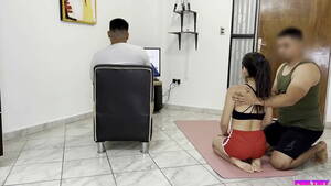 Groping Yoga Instructor Porn - Husband Doesn't Realize Yoga Trainer Is Groping His Hot Wife NTR - XNXX.COM