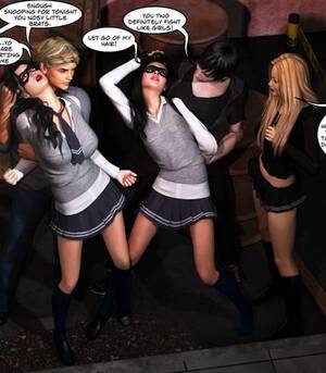 3d Porn Comics Girl Fight - Schoolgirl Sleuths In Trouble comic porn | HD Porn Comics